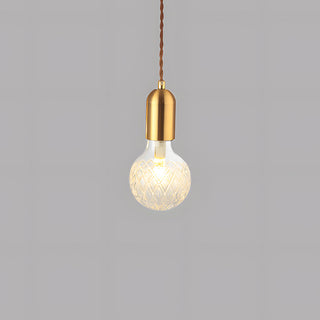 Modern sleek glass pendant — LED living room ceiling fixture