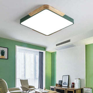 Nordic ceiling lamp rectangular LED – flush mount living room