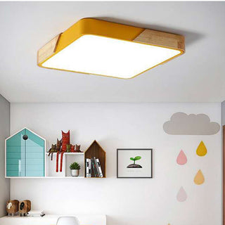 Nordic LED ceiling light rectangular – flush mount room