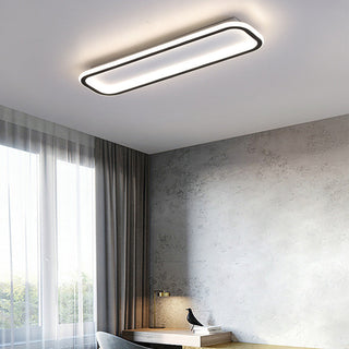 Smart LED long liner ceiling light – Nordic modern close-up
