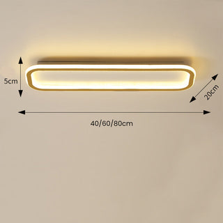 Nordic LED Ceiling Light – Modern Smart Long Liner Fixture for Living Room