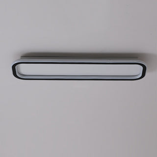 Nordic smart linear ceiling fixture – long LED close-up view