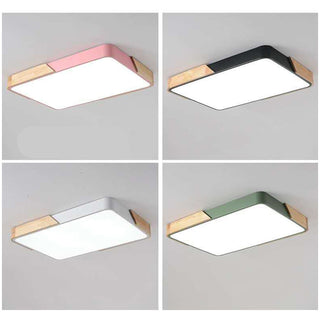 LED rectangular ceiling fixture Nordic – flush mount living
