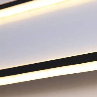 Linear ceiling fixture LED Nordic – smart long side angle