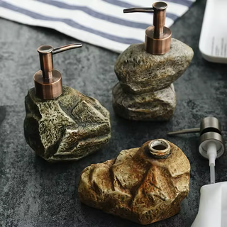 ceramic hand soap dispenser with pump
