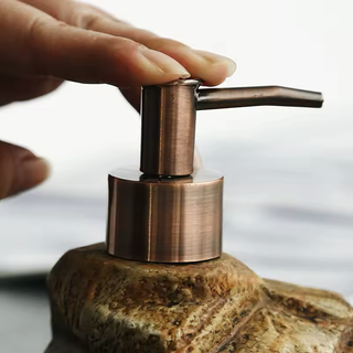 ceramic lotion dispenser for bathroom