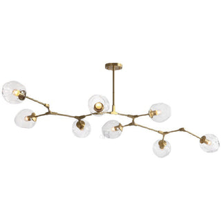 Branch glass bubble chandelier modern pendant ceiling lamp