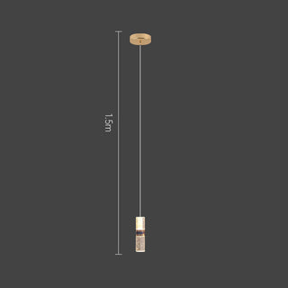 Crystal staircase chandelier — long luxury cascade ceiling lighting fixture