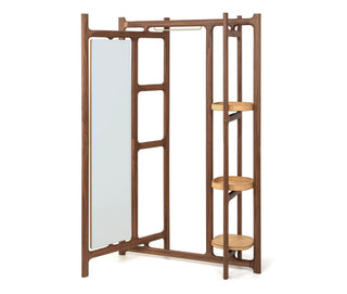 chelsea valet stand classic furniture leather trays brass hanger front view