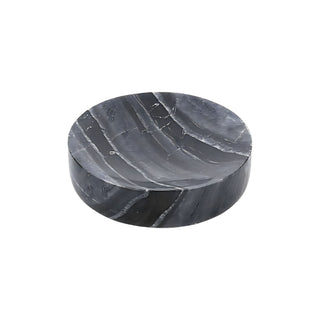 black marble luxury bathroom accessories set soap dispenser vanity lifestyle view