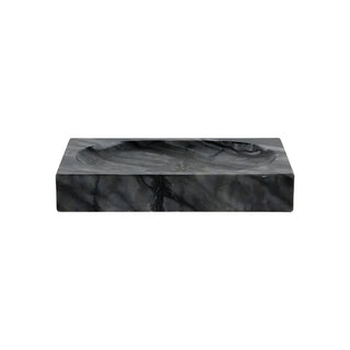 black marble luxury bathroom accessories set soap dispenser vanity top view