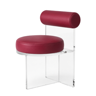 clear acrylic dining chair