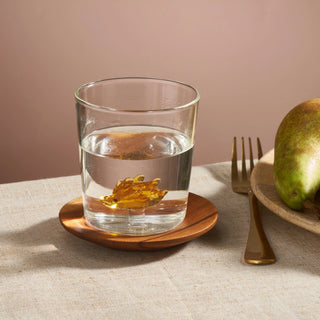 Handcrafted Animal Figurine Glass Cup