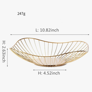 Metal bread basket