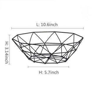 Metal bread basket