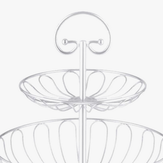 Iron tiered fruit stand