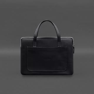 leather laptop sleeve 13 inch crust leather handles front pocket product view