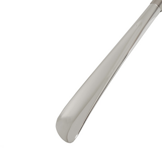 silver tiger handle wooden shaft long handle handmade Italian luxury shoehorn detail