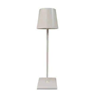 Portable LED cordless lamp front — dimmable touch design