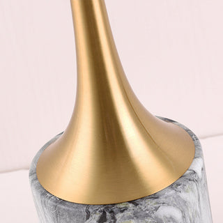 Elegant green marble lamp — luxury design detail