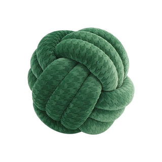 knotted ball throw pillow large decorative cushion unique knot design showcase view