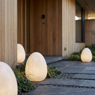 Stone Garden Lamp – Durable Outdoor Lighting | Solar Powered & Waterproof