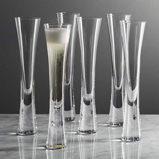 stemless crystal champagne glasses elegant durable barware side view