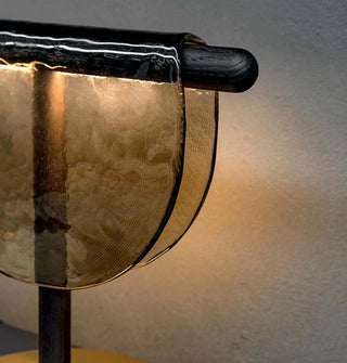 GALOPA Glass Leather Strap Ceiling Light – view 2