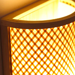 Bamboo Wall Light – Indoor Wall Sconce With Natural Bamboo Lighting & Easy Installation