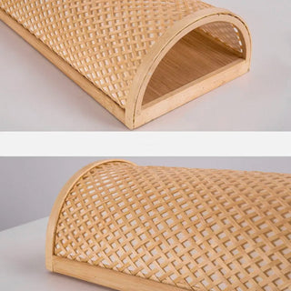 Bamboo Wall Light – Indoor Wall Sconce With Natural Bamboo Lighting & Easy Installation