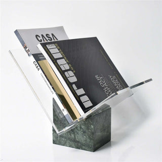 decorative marble book holder for living room