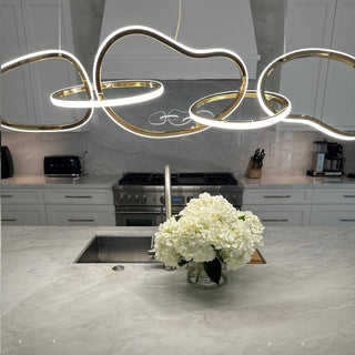 Dimmable LED Pendant Light – Modern Ceiling Light With Adjustable Brightness & Elegant Ring Design
