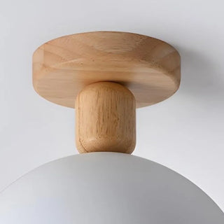 Plafonnier Scandinave - Lampe Ronde Encastrée Minimaliste Finition Mate