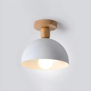 Round matte flush ceiling light Scandinavian – minimalist glow