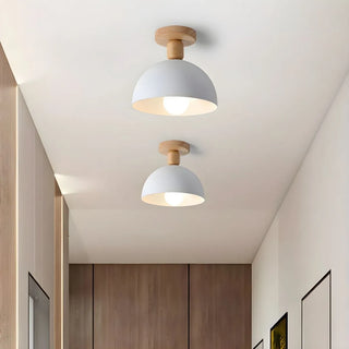 Scandinavian ceiling light round – minimalist flush matte