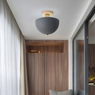 Matte round ceiling light minimalist – Scandinavian flush