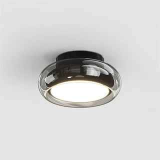 Plafonnier Vintage en Acrylique – Petit luminaire LED compact à lumière chaude