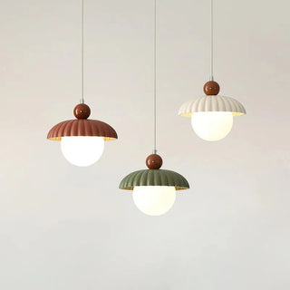 Suspension française – Petit plafonnier pour salon avec lumière chaude et luminaire en verre et fer forgé