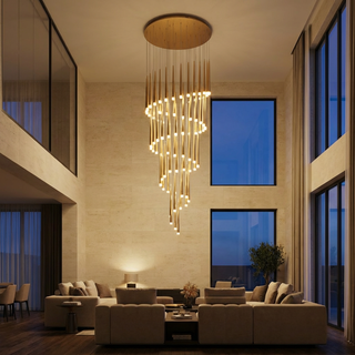 Modern Pendant Light – Alloy LED Hanging Light for Living Room Lighting