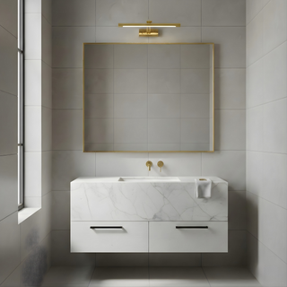 Contemporary Wall Light – Directional Stainless Steel Sconce with Integrated LED Module