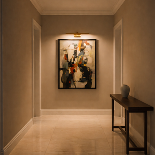 Contemporary Wall Light – Directional Stainless Steel Sconce with Integrated LED Module