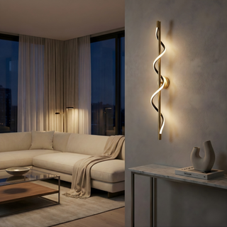 LED Wall Light | SpiraleX Modern Wall Sconce With Dual Directional Light
