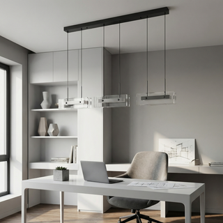 Modern LED Pendant Light – Alloy Adjustable Dimmable Suspension Lighting Fixture
