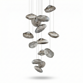 Modern Alloy Pendant Light – Dimmable LED Light with Remote Control for Dining Room Ambience