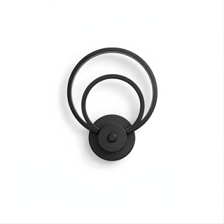 Contemporary Wall Lamp – Interlocking Ring Aluminium Light with Silicone Diffuser
