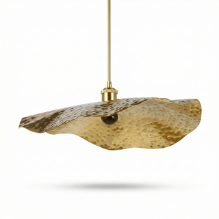 Modern Pendant Light – Artistic LED Pendant Light Fixture with Gold Finish