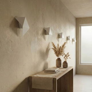 Applique murale moderne | Luminaire élégant en acier blanc pour salon