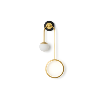 Slender Wall Light | Gold Finish Lighting - Natural Style Lamp by Lumavera