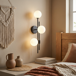 Glass Ball Wall Light – Adjustable Modern Wall Lamp | Stylish Interior Lighting