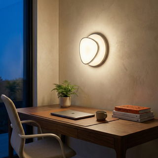 Minimalist Wall Light – Adjustable LED Wall Lamp with Iron Frame & Acrylic Shade